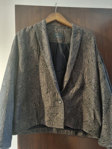 Ladies oska leaf print - ladies, brown