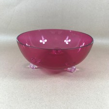 Cranberry Glass Large Vintage