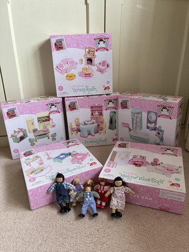 Toy van dolls house - toy,