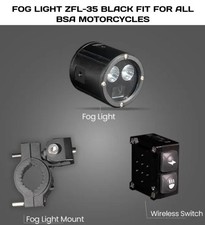 FOG LIGHT ZFL-35 BLACK FIT FOR