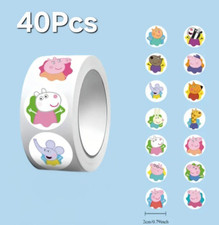 40x Peppa Pig stickers think