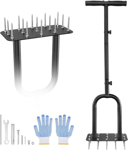Lawn aerator spikes aerating - aerator,