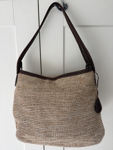 Tula woven hessian leather - woven,