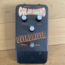 Colorsound Overdriver Guitar Fuzz Effects Pedal Vintage Original 1970s Rare