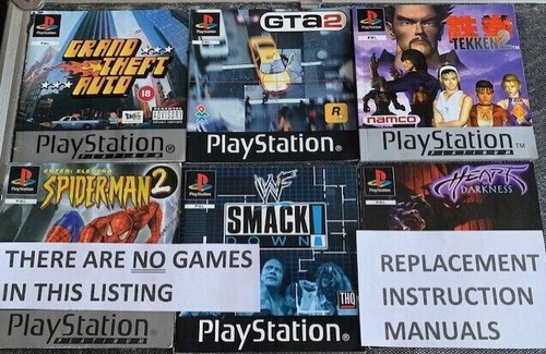 Playstation1 ps1 instruction - playstation1-ps1-,