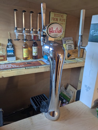 Grolsch beer pump - beer, bar