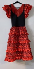 Girls Flamenco Spanish Dress