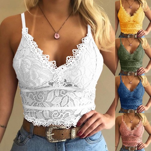 Womens lace floral bralette - womens,