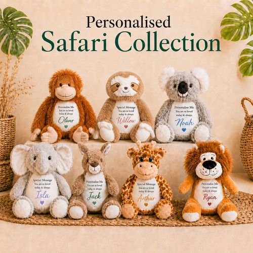 Personalised teddy custom baby - personalised,