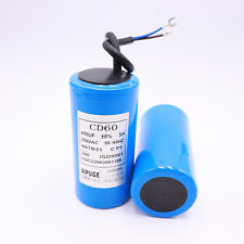 100uF CD60 Motor Start Running Capacitor 250V AC2 Wires for Start-up of AC Motor