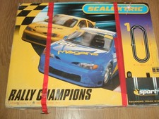 COMPLETE BOXED RALLY CHAMPIONS SCALEXTRIC SET.
