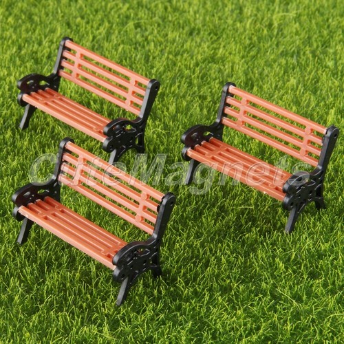 Model benches railway park - model,