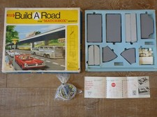 Matchbox BUILD A ROAD SET USA EDITION 1968 RARE TOY SET BOXED VINTAGE