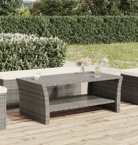 Vidaxl grey poly rattan - vidaxl,