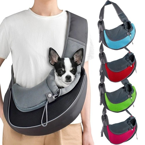 Pet puppy dog mesh sling - mesh, carry