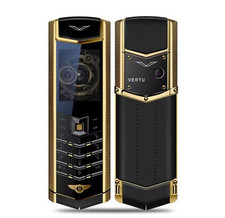 VERTU V9 Mobile Metal Black Gold Phone Dual Sim (Damaged Box) Read Description