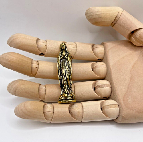 Small brass virgin - small,