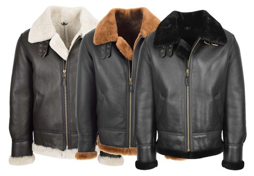 Mens real sheepskin - real, flying