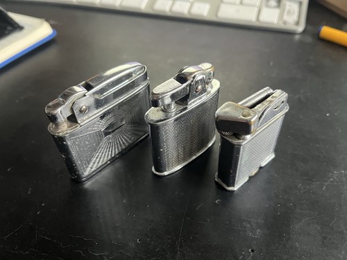 Three vintage lighters - three,