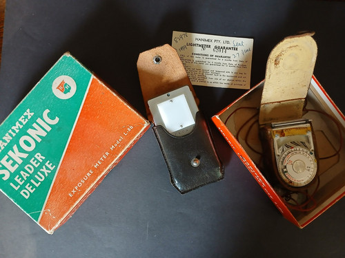 1960 boxed hanimex sekonic - boxed,