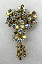 VINTAGE AURORA BOREALIS FLORAL