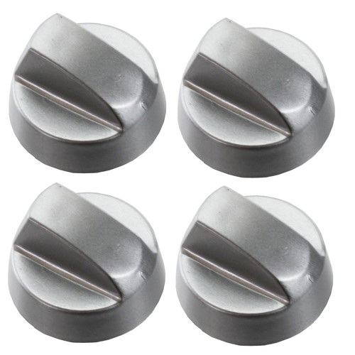 Chrome oven knob switch silver - chrome,