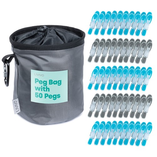Livivo waterproof peg bag with - waterproof,