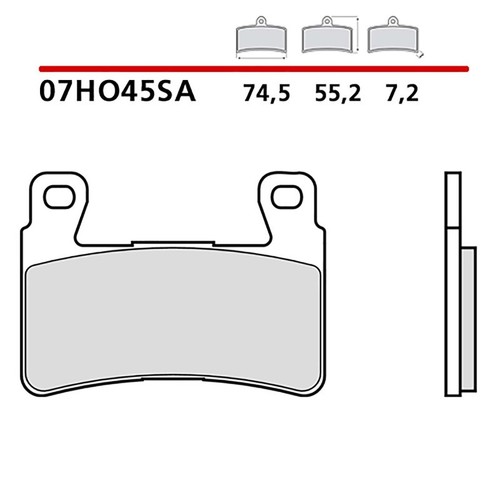 Brembo front brake pad - brembo,