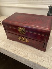 vintage Chinese lacquered wood