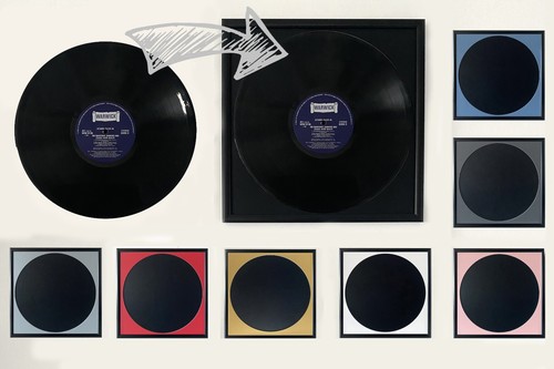 Album black cube frame - black,