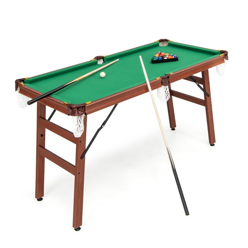 Folding pool table - table, set