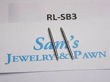 2 Swiss SpringBar Fit 20mm Rolex 36mm Datejust Daytona Leather Band Strap RL-SB3