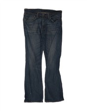 LEVI'S Womens 527 Bootcut Jeans W34 L30 Navy Blue Cotton DW04