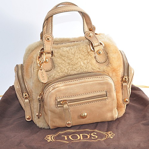 Tod shearling leather mini - leather,