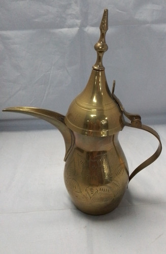 Antique brass dallah coffee - antique,