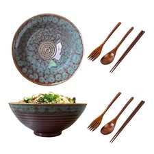 2 Ceramic Ramen Bowl with