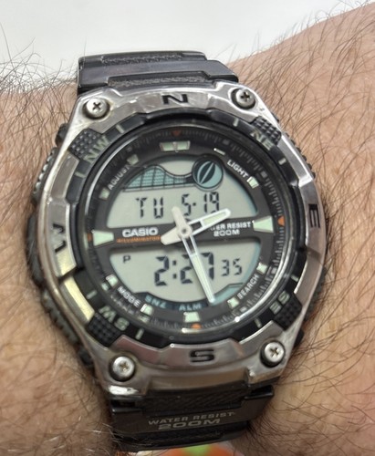 Casio aqw 100 tide - aqw-100-1a,