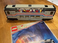 LEGO Train 9V: Ultra Rare Metroliner Club Car Set 454. with instructions all VGC