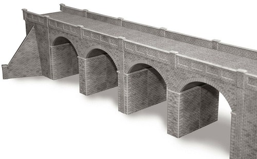Double track stone viaduct - track,