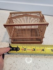 Vintage Bamboo Cricket Cage Bug Lucky  Made in Taiwan