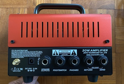 Joyo bantamp 20w tube guitar - bantamp,