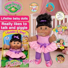 Cabbage Patch Kids Deluxe Babble Sing Toddler Giggles Singing Soft Cuddly Dolls