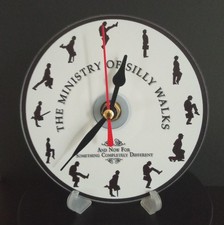 Monty Python Silly Walk DVD Desk Clock - Classic Comedy Gift