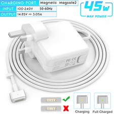 For Apple MacBook Air 45W Charger T-Tip Magsafe 2 A1436 A1466 2012–2017
