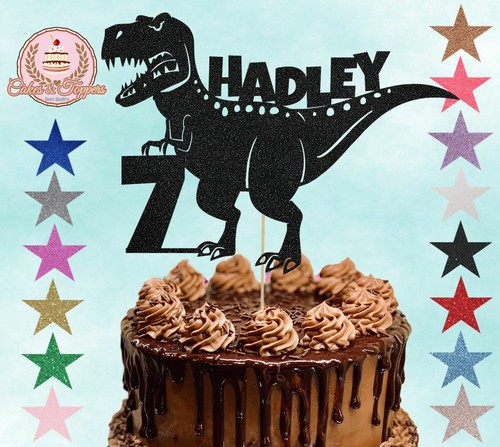 Trex glitter mirror - trex, cake