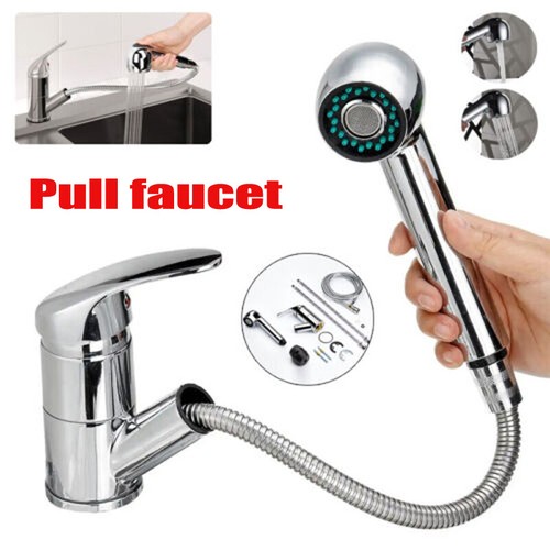 Chrome combi mixer tap pull - combi,