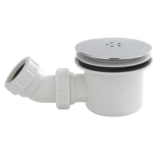 Shower waste trap 90mm chrome - trap,
