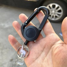 ID Card Key Chain Lanyard Clip Retractable Tag Badge Belt Rope Holder Keyring