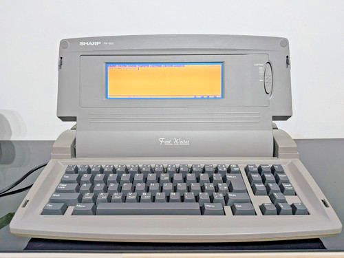 Sharp 600 font writer - fw-600, word