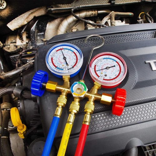Refrigerant manifold gauge set - refrigerant,